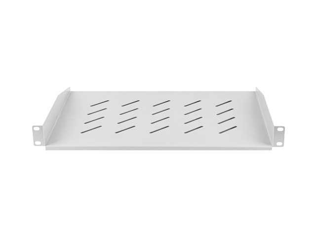Raft Fix 19" 1U/483X315MM Capacitate maxima de incarcare pana la 25 KG Gri LANBERG [2]