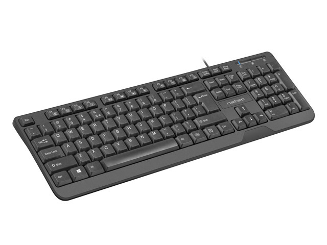 Tastatura  NATEC NKL-0967 Trout Slim USB, US Layout Slim, Neagra [4]