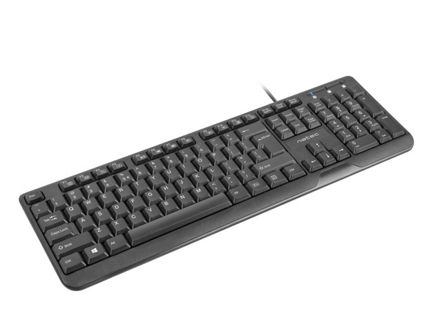 Tastatura  NATEC NKL-0967 Trout Slim USB, US Layout Slim, Neagra [5]