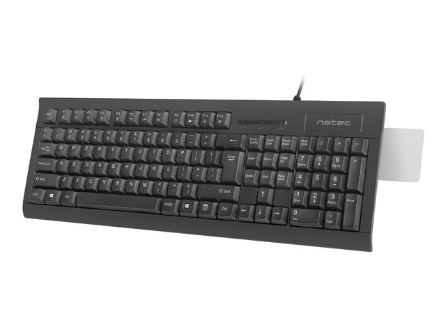 Tastatura NATEC NKL-1055 Moray USB cu cititor de carduri inteligente, Negru [5]