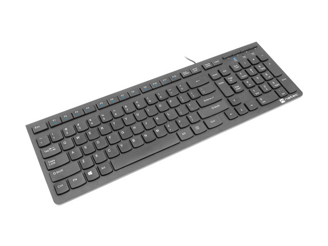Tastatura NATEC NKL-1829 Discus 2 SLIM USB US Layout Slim Neagra [2]