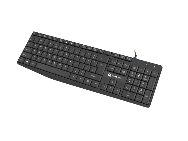 Tastatura NATEC NKL-1950 NAUTILUS SLIM USB US Layout Slim Neagra [2]