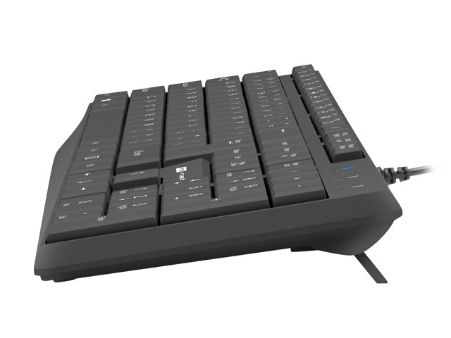 Tastatura NATEC NKL-1950 NAUTILUS SLIM USB US Layout Slim Neagra [4]