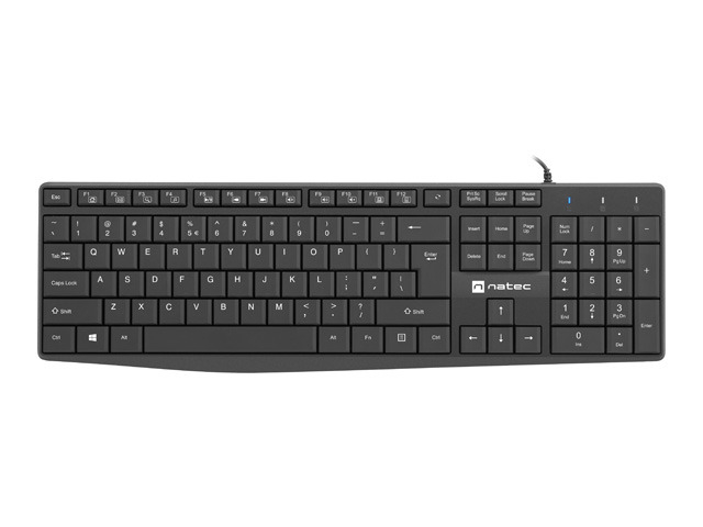 Tastatura NATEC NKL-1950 NAUTILUS SLIM USB US Layout Slim Neagra [1]
