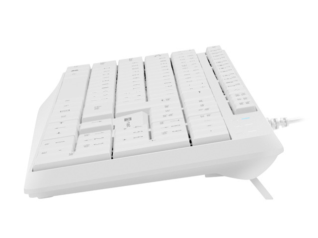Tastatura NATEC NKL-1951 NAUTILUS SLIM USB US Layout Slim Alba [4]