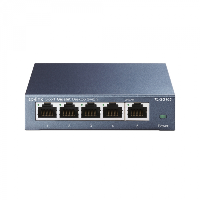 TP-LINK 5-port Metal Gigabit Switch 5 10/100/1000M RJ45 ports supports GMP Snooping IEEE 802.1p QoS (NON)(RSE)(EUR) [2]