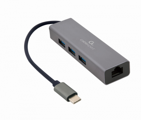 Adaptor de rețea Gigabit USB-C cu HUB USB 3.1 cu 3 porturi [1]