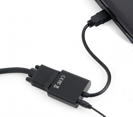 Adaptor HDMI la VGA cu audio T-M, Gembird A-HDMI-VGA-03 [1]