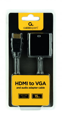Adaptoare-PC - Adaptor HDMI la VGA cu audio T-M, Gembird A-HDMI-VGA-03
