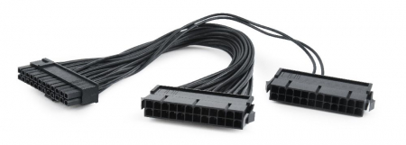 Cablu Alimentare intern Dual PSU ATX 24 pini la 2 X ATX 24 pini 0.3M Gembird CC-PSU24-01 [1]