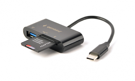 Cititor de carduri SDXC compact USB Type-C, negru UHB-CR3-02 [3]