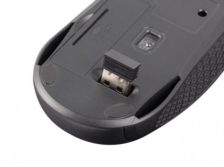 Mouse Natec JAY 2 Wireless Optic 1600DPI, Negru [4]