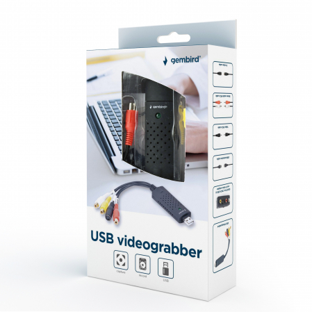 Placi de Captura - Placa de captura audio și video externa USB, Gembird UVG-002