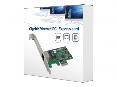 Placi Retea - Placa de retea PCI Express Gigabit, Gembird NIC-GX1