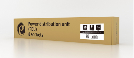 Prelungitor GEMBIRD PDU C14 la 8 x Schuko 3m 1U 16A EG-PDU-014 [3]