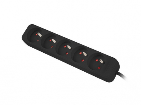 Storage & UPS - Prelungitor pentru UPS C14 cu 5 prize Schuko 1M