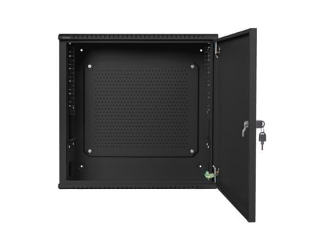 Rack 19" Lanberg 6U+3U/540X200 Profil Redus, Negru (Asamblat) [9]