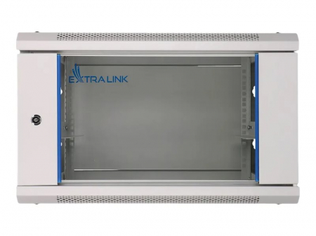 Rack Extralink 6U 600X450 Wall-Mounted Rackmount Cabinet, Gri [5]