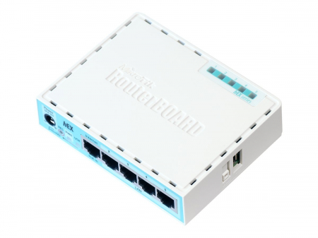 Routere - Router MikroTik RB750Gr3 hEX