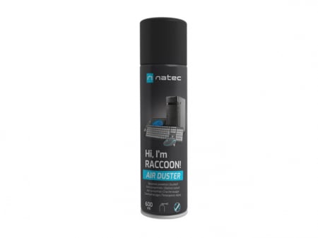 Produse Curatare IT - Spray cu aer comprimat  Natec Raccoon Air, 600 ml