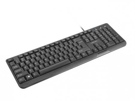 Tastatura  NATEC NKL-0967 Trout Slim USB, US Layout Slim, Neagra [4]