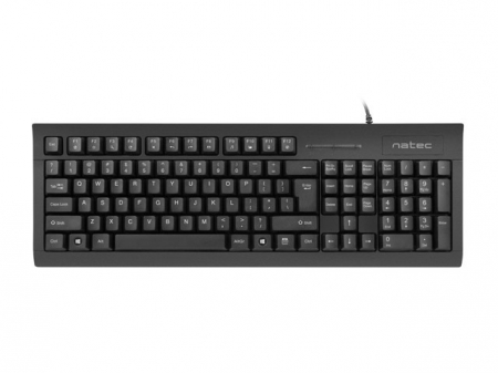 Tastatura NATEC NKL-1055 Moray USB cu cititor de carduri inteligente, Negru [2]