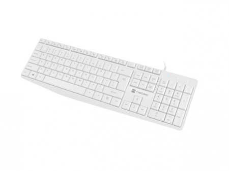 Tastatura NATEC NKL-1951 NAUTILUS SLIM USB US Layout Slim Alba [1]
