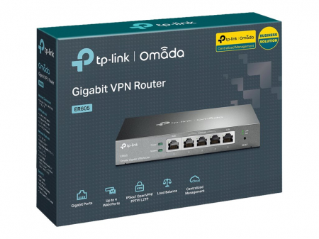 Routere - TP-LINK ER605 Gigabit Multi-WAN Omada VPN Router