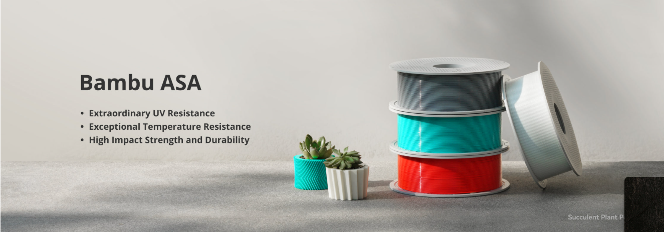 Bambu Lab ASA Filament 1.75 mm 1kg RFID Spool