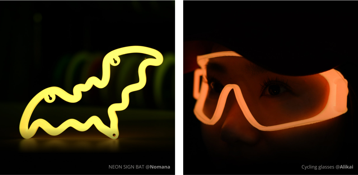 PLA Glow Bambu – filament care lumineaza in intuneric