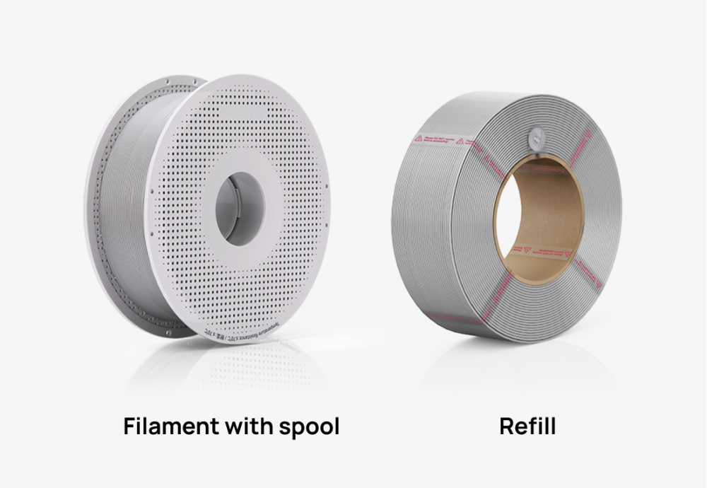 Filament PLA Basic 1.75 mm Maroon Red 1kg RFID refill [4]