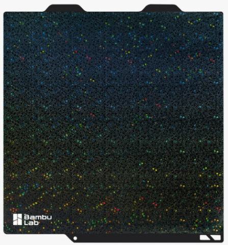 Placi de printare - Bambu 3D Effect Plate – Placa de printare cu model si efect Galaxy pentru BambuLab A1 mini