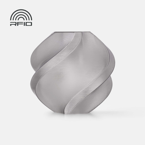 PETG Translucent - Filament PETG Translucent 1.75 mm Translucent Gray 1kg RFID refill