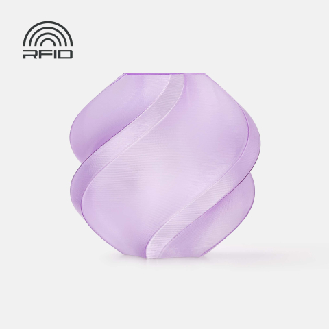 PETG Translucent - Filament PETG Translucent 1.75 mm Translucent Purple 1kg RFID refill