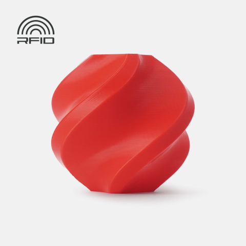 PLA - Filament PLA Basic 1.75 mm Red 1kg RFID refill