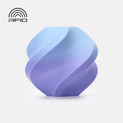 PLA Basic Gradient - Filament PLA Basic Gradient 1.75 mm Blueberry Bubblegum 1kg RFID spool