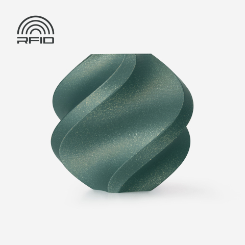 PLA Galaxy - Filament PLA Galaxy 1.75 mm Green 1kg RFID spool