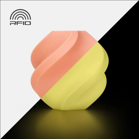 PLA Glow in the dark - Filament PLA Glow in the Dark 1.75 mm 1kg RFID Bambu Lab