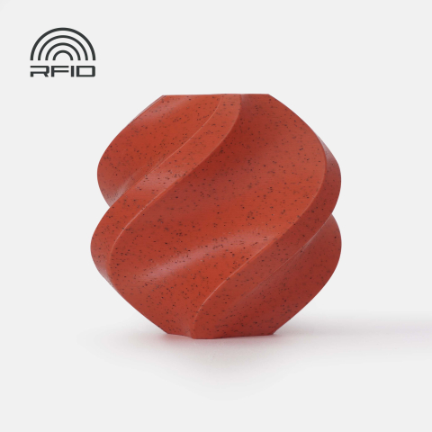 PLA Marble - Filament PLA Marble 1.75 mm Red Granite 1kg RFID spool