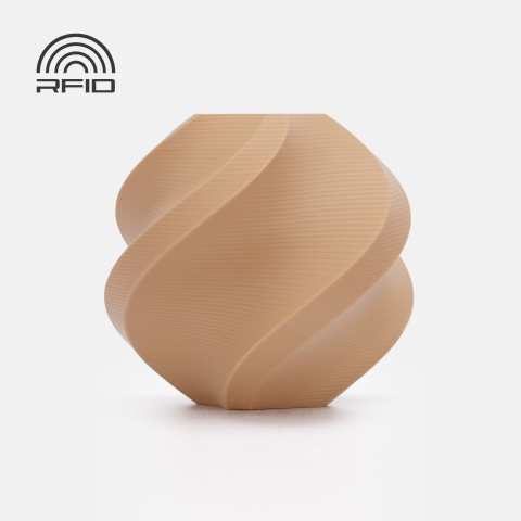 PLA Mat - Filament PLA Matte 1.75 mm Caramel 1kg RFID refill