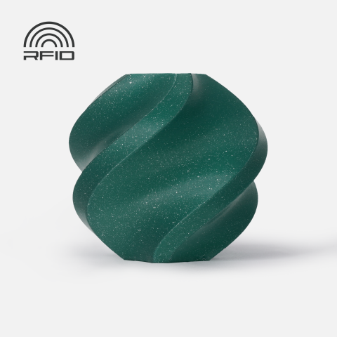 PLA Sparkle - Filament PLA Sparkle 1.75 mm Alpine Green Sparkle 1kg RFID spool