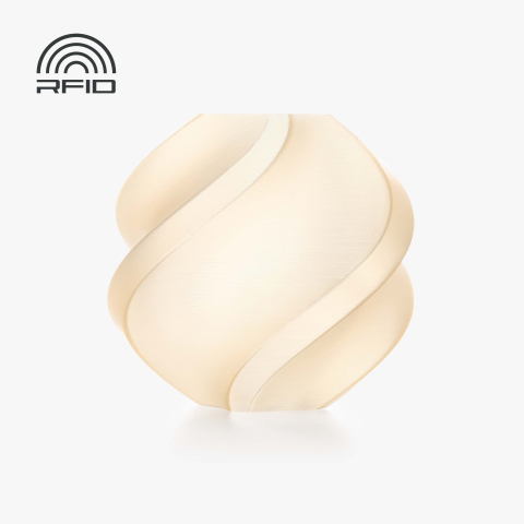 PLA Translucent - Filament PLA Translucent 1.75 mm Mellow Yellow 1kg RFID cu spool