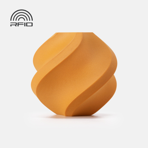 PLA Wood - Filament PLA Wood 1.75 mm Ochre Yellow 1kg RFID spool