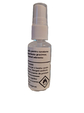 Curatare & Intretinere - Spray Alcool IPA 99,9% – curatare pat imprimanta 3D - pulverizator 30 ml