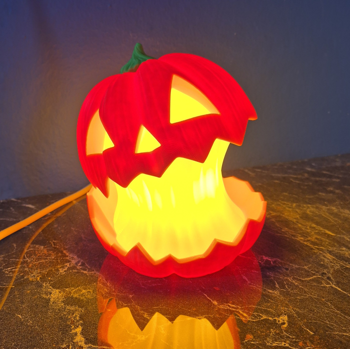 Lampa dovleac de Halloween [2]