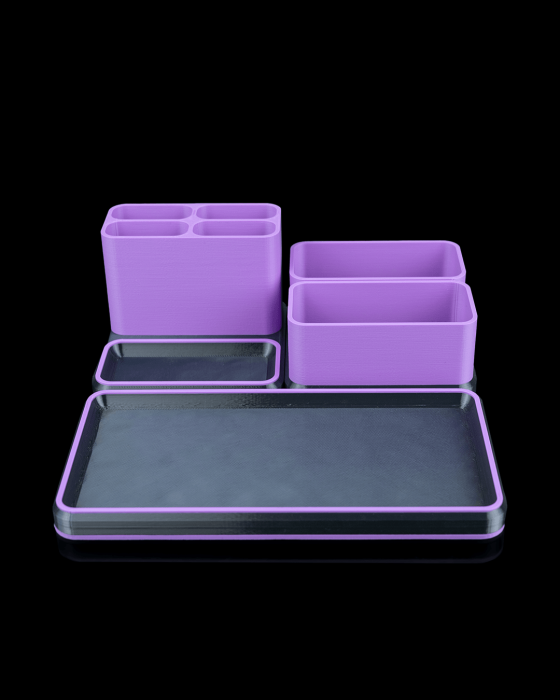 Office Pro Kit – organizer de birou premium, printat 3D din PLA [2]