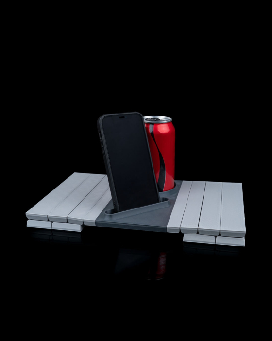Suport pentru telefon și pahar pentru canapea – printat 3D din PLA [2]