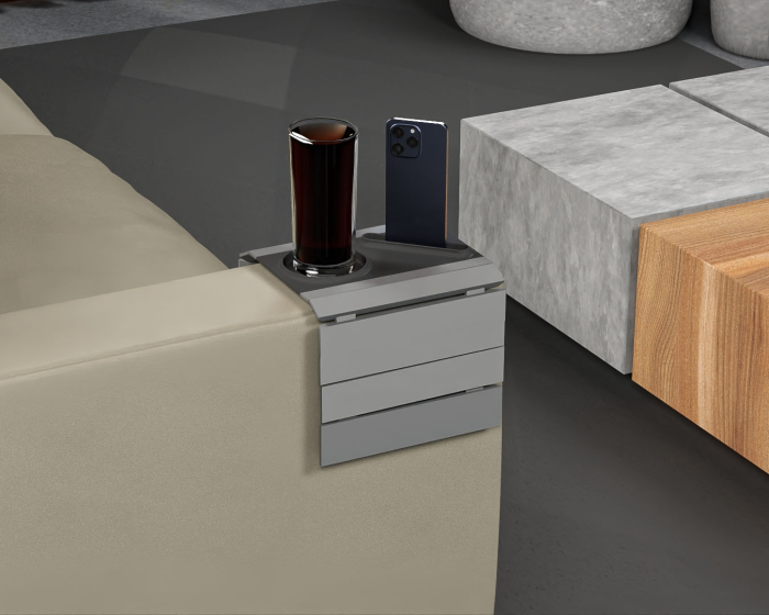 Suport pentru telefon și pahar pentru canapea – printat 3D din PLA [4]