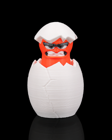 Jucării - Breloc figurina „Ou Nervos” – printat 3D din PLA