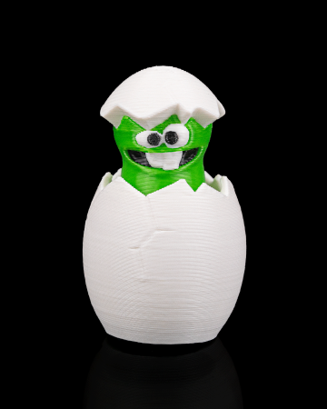 Decoratiuni - Breloc figurina „Ou Vesel” – printat 3D din PLA